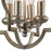 Atlas Lighting Chandette 14'' Wide 4Lt Chandelier, Aged Silver