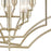 Atlas Lighting Cheswick 36'' Wide 8Lt Chandelier, Aged Silver/Clear