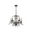 Atlas Lighting Circeo 21'' Wide 5Lt Chandelier, Deep Rust