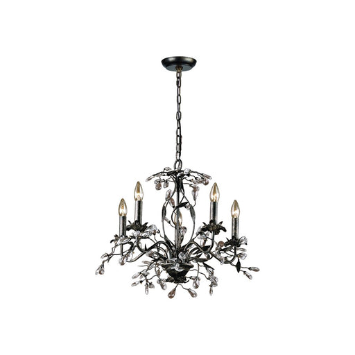 Atlas Lighting Circeo 21'' Wide 5Lt Chandelier, Deep Rust