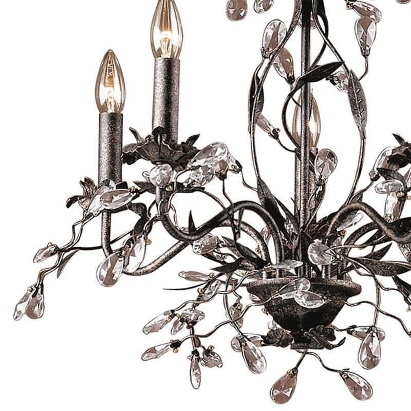Atlas Lighting Circeo 21'' Wide 5Lt Chandelier, Deep Rust