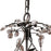Atlas Lighting Circeo 21'' Wide 5Lt Chandelier, Deep Rust