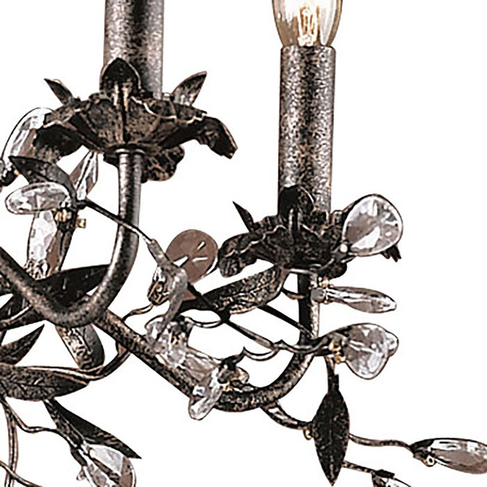 Atlas Lighting Circeo 21'' Wide 5Lt Chandelier, Deep Rust