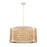 Atlas Lighting Coastal Breeze 27'' Wide 1Lt Chandelier, White Coral