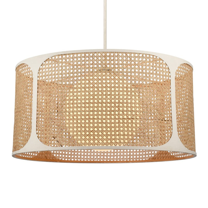 Atlas Lighting Coastal Breeze 27'' Wide 1Lt Chandelier, White Coral