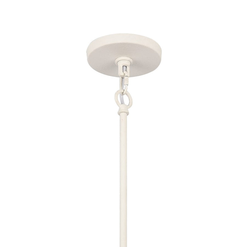 Atlas Lighting Coastal Breeze 27'' Wide 1Lt Chandelier, White Coral