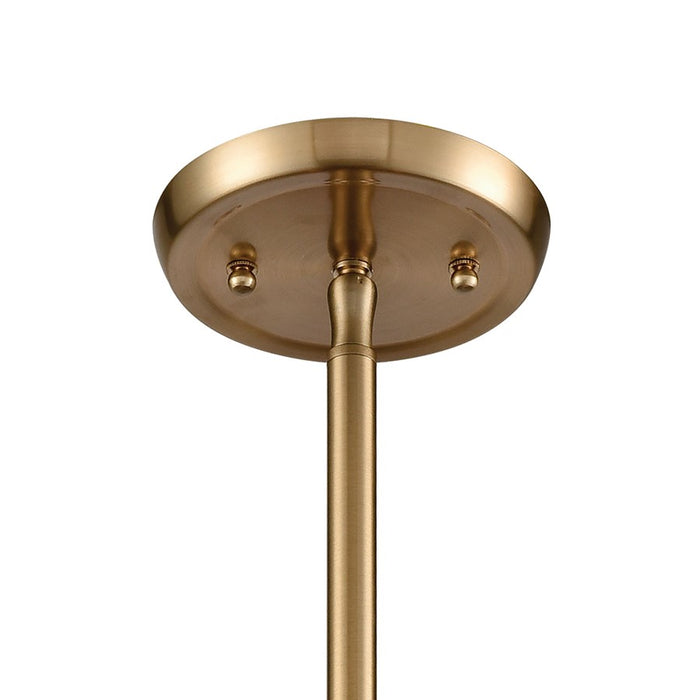 Atlas Lighting Compartir 20'' Wide 7Lt Chandelier, Polished Nickel