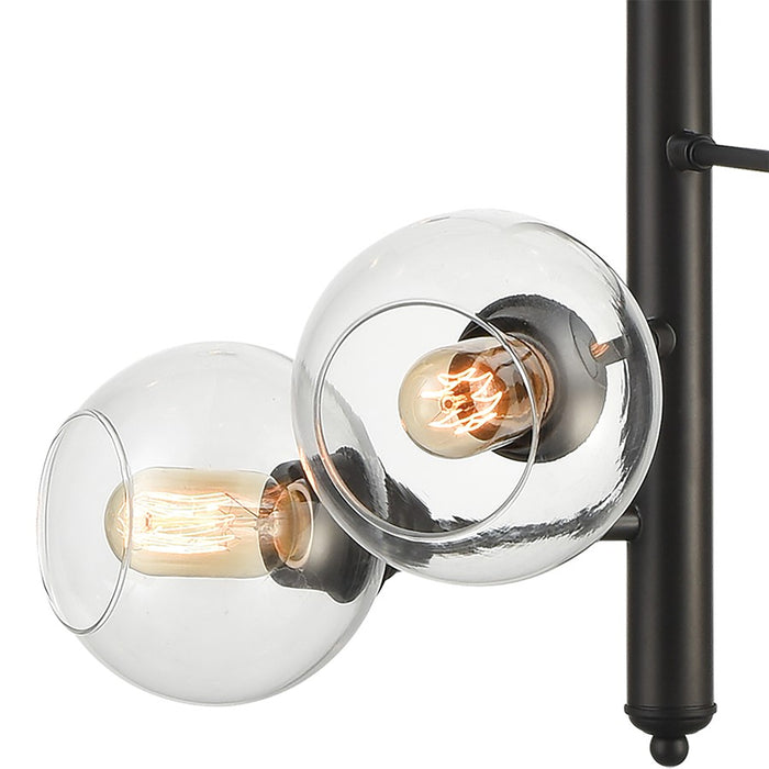 Atlas Lighting Composition 38.75''W 15Lt Chandelier, Bronze/Clear