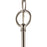 Atlas Lighting Conway 26''W 5Lt Chandelier, Brushed Nickel/White