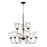 Atlas Lighting Conway 26'' Wide 9Lt Chandelier, Bronze/White - CL11136-BZ