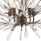 Atlas Lighting Crislett 25'' Wide 5Lt Chandelier, Bronze/Clear