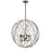 Atlas Lighting Crislett 25'' Wide 6Lt Chandelier, Bronze/Clear