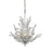 Atlas Lighting Crystique 20'' Wide 6Lt Chandelier, Chrome/Clear