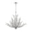 Atlas Lighting Crystique 30'' Wide 9Lt Chandelier, Chrome/Clear