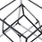 Atlas Lighting Cube Squared 17.75'' Wide LED Chandelier, Black