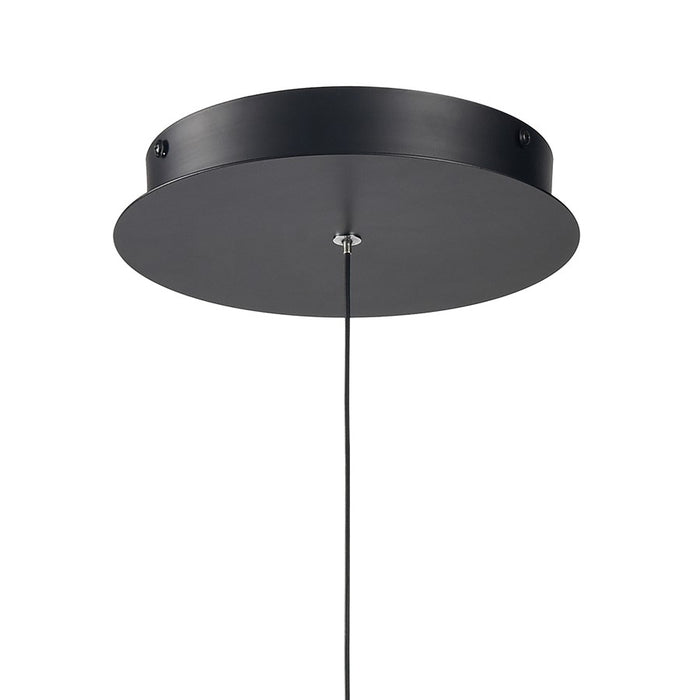 Atlas Lighting Cube Squared 17.75'' Wide LED Chandelier, Black