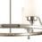 Atlas Lighting Dawson 25'' Wide 6Lt Chandelier, Satin Nickel/White