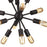 Atlas Lighting Delphine 16''W 12Lt Chandelier, Oil Rubbed Bronze