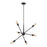 Atlas Lighting Delphine 28'' Wide 6Lt Chandelier, Oil Rubbed Bronze - CL11148-BZ