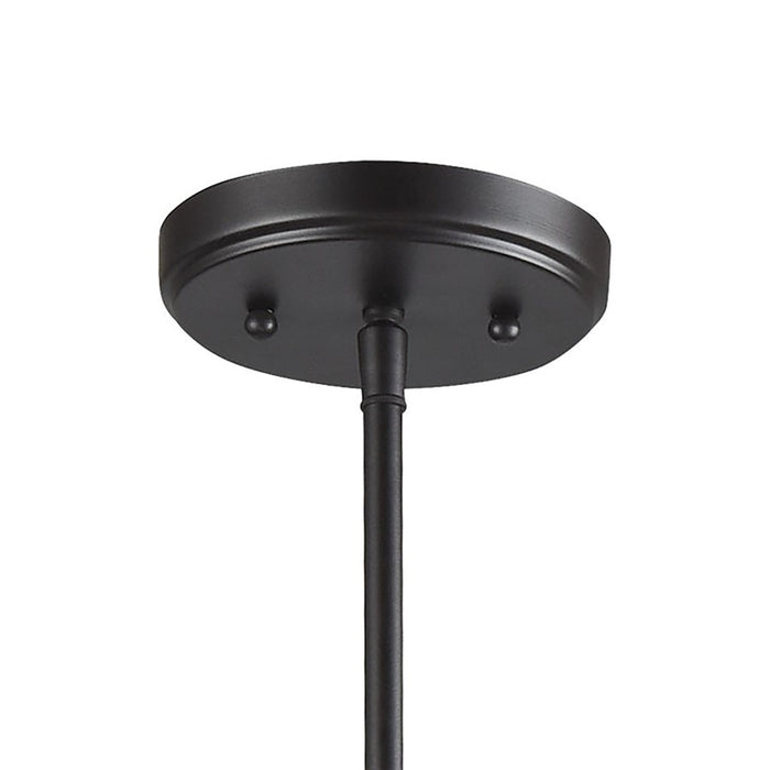 Atlas Lighting Delphine 28'' Wide 6Lt Chandelier, Oil Rubbed Bronze