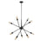 Atlas Lighting Delphine 33''W 10Lt Chandelier, Oil Rubbed Bronze