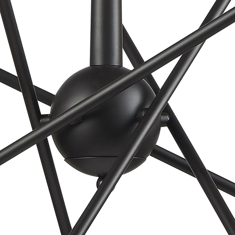 Atlas Lighting Delphine 33in 10-Light Chandelier | Modern Contemporary Oil Rubbed Bronze Metal | Dining Room & Living Room | Model CL11149-BZ