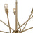 Atlas Lighting Delphine 38'' Wide 14Lt Chandelier, Satin Brass