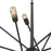 Atlas Lighting Delphine 38''W 14Lt Chandelier, Oil Rubbed Bronze