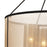 Atlas Lighting Diffusion 25''W 4Lt Chandelier, Bronze/Beige/White