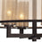 Atlas Lighting Diffusion 25''W 4Lt Chandelier, Bronze/Beige/White