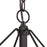 Atlas Lighting Diffusion 25''W 4Lt Chandelier, Bronze/Beige/White