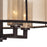 Atlas Lighting Diffusion 25''W 4Lt Chandelier, Bronze/Beige/White
