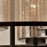 Atlas Lighting Diffusion 27''W 4Lt Chandelier, Bronze/Beige/White