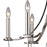 Atlas Lighting Dione 25'' Wide 6Lt Chandelier, Polished Nickel