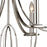 Atlas Lighting Dione 25'' Wide 6Lt Chandelier, Polished Nickel