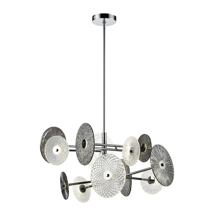 Atlas Lighting Dream Catcher 37'' Wide LED Chandelier, Chrome