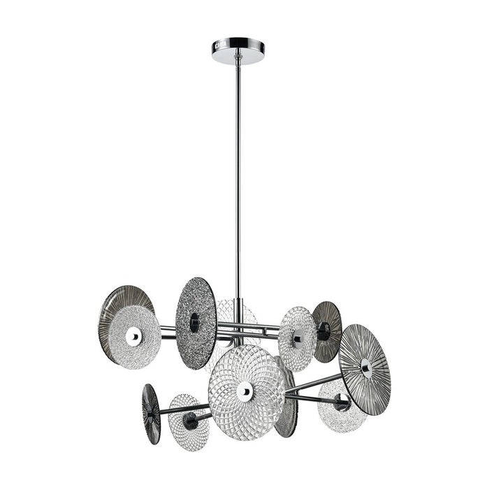 Atlas Lighting Dream Catcher 37'' Wide LED Chandelier, Chrome