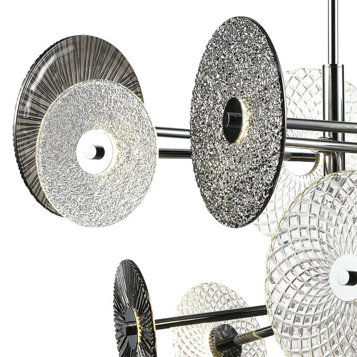 Atlas Lighting Dream Catcher 37'' Wide LED Chandelier, Chrome