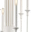 Atlas Lighting Edward 36'' Wide 12Lt Chandelier, Matte White