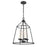 Atlas Lighting Ellisville 17.25'' Wide 4Lt Chandelier, Matte Black
