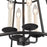Atlas Lighting Ellisville 17.25'' Wide 4Lt Chandelier, Matte Black