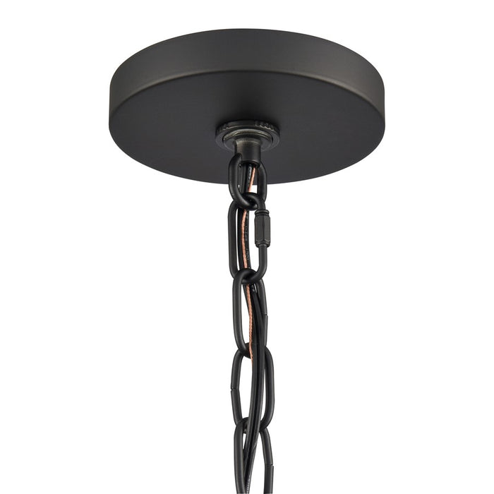 Atlas Lighting Ellisville 17.25'' Wide 4Lt Chandelier, Matte Black