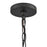 Atlas Lighting Ellisville 17.25'' Wide 4Lt Chandelier, Matte Black