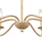Atlas Lighting Ellisville 30'' Wide 6Lt Chandelier, Antique Cream