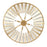 Atlas Lighting Fantania 36'' Wide 8Lt Chandelier, Gold/Clear