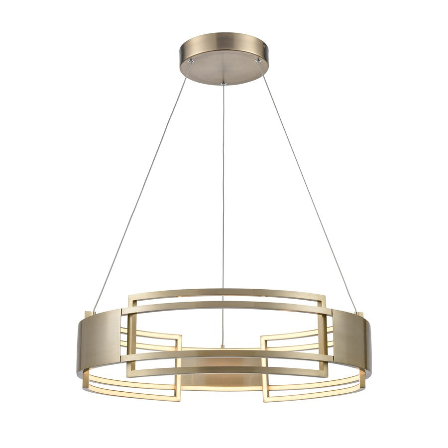 Atlas Lighting Fashionista 24'' Wide LED Chandelier, Bronze
