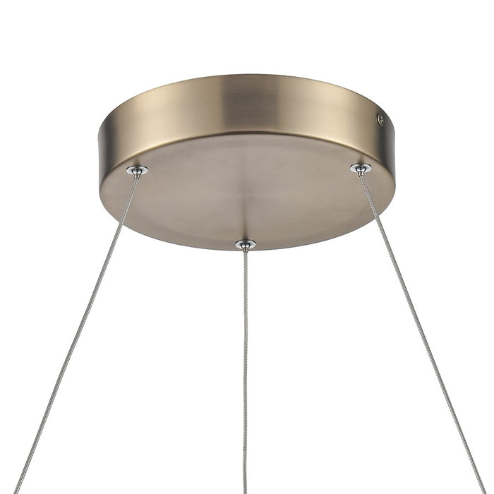 Atlas Lighting Fashionista 24'' Wide LED Chandelier, Bronze