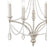 Atlas Lighting French Parlor 16''W 4Lt Chandelier, Vintage White