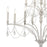 Atlas Lighting French Parlor 36''W 12Lt Chandelier, Vintage White