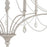 Atlas Lighting French Parlor 38''W 9Lt Chandelier, Vintage White